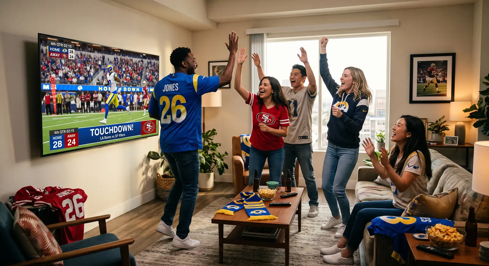 Fans Celebrating